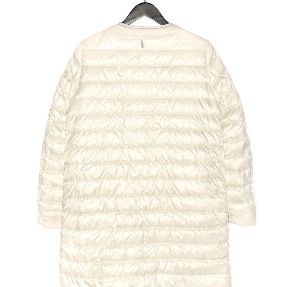 Moncler Ivory Freesia Reversible Tweed Quilted Down Coat - Picture 5 of 16